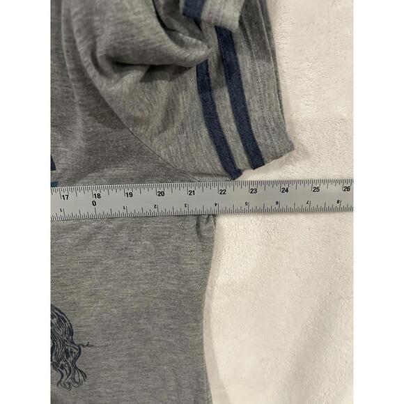 Womens Shirts Tops 2XL Gray Stranger Things Netflix Crew Graphic Short Sleeve - Picture 3 of 7